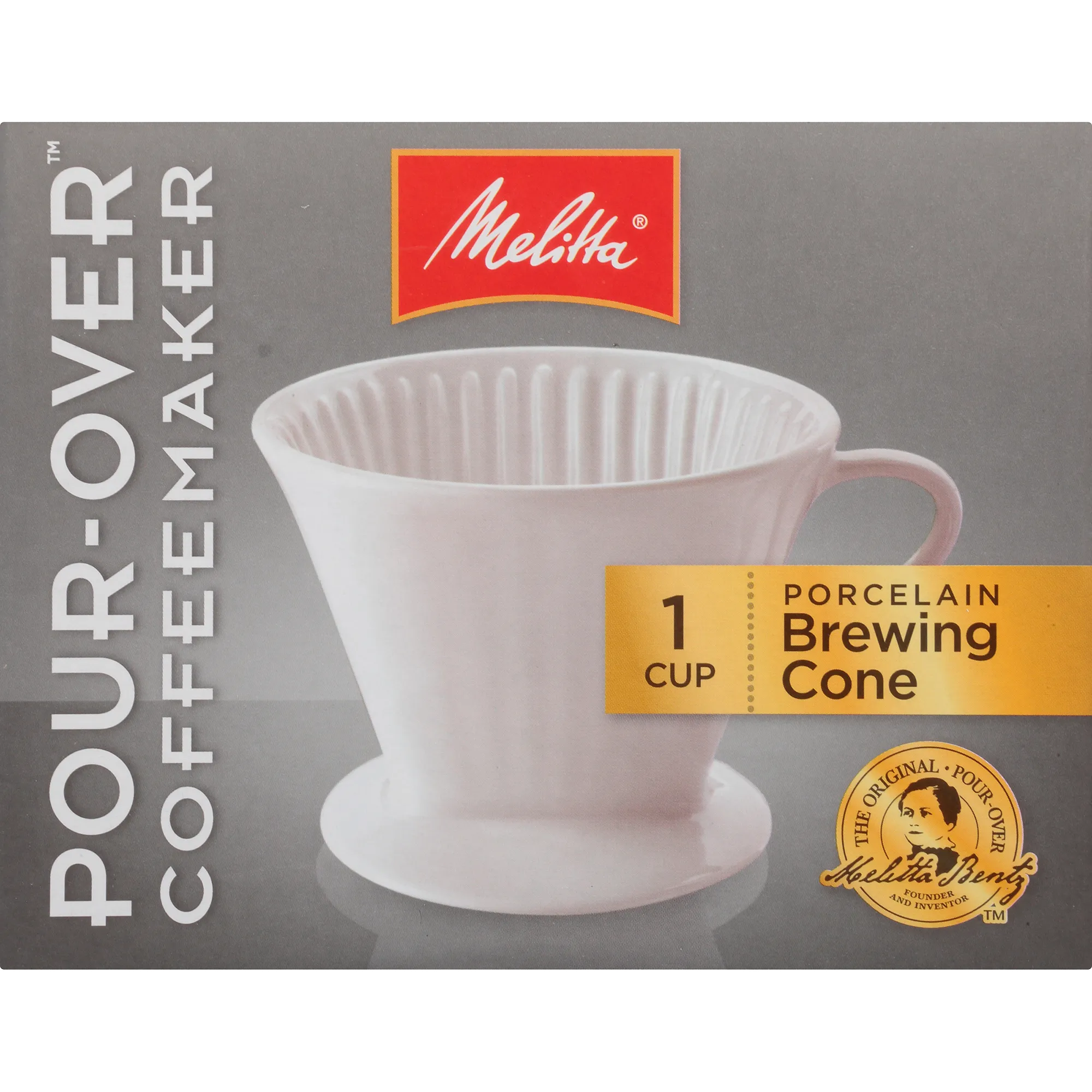 1-Cup Porcelain Pour-Over™ Coffeemaker