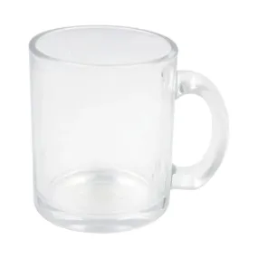 10oz Clear Glass Mug