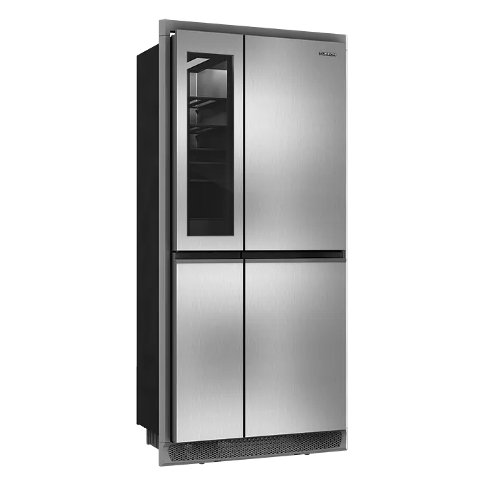 14 cu.ft  Built-In Four Door Refrigerator - Stainless Steel