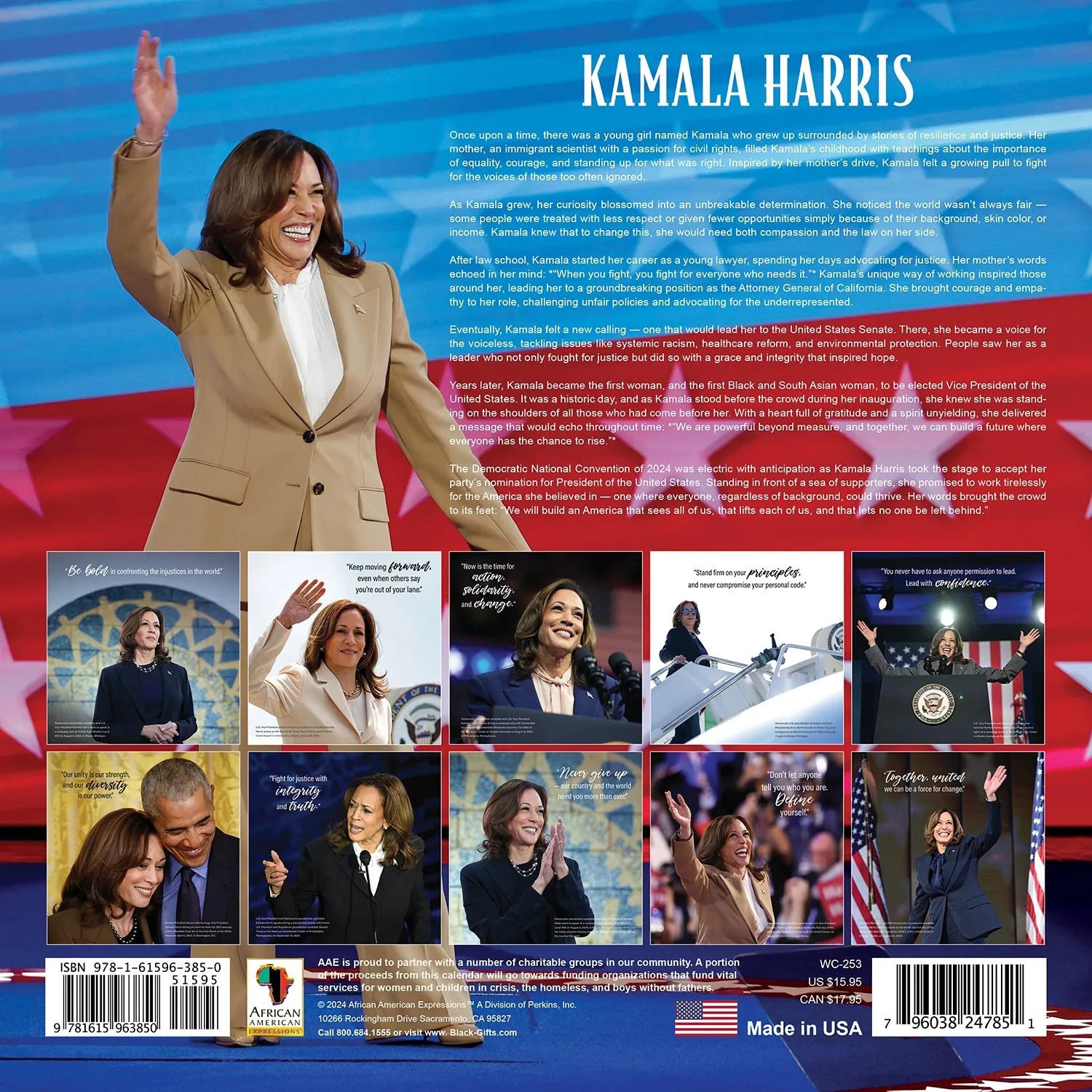 2025 Kamala Harris Calendar