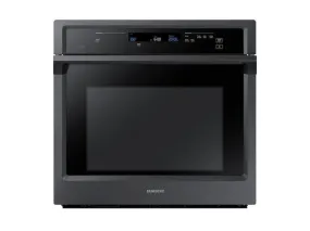 30" Smart Single Electric Wall Oven with Steam Cook in Black Stainless Steel - (NV51K6650SG)