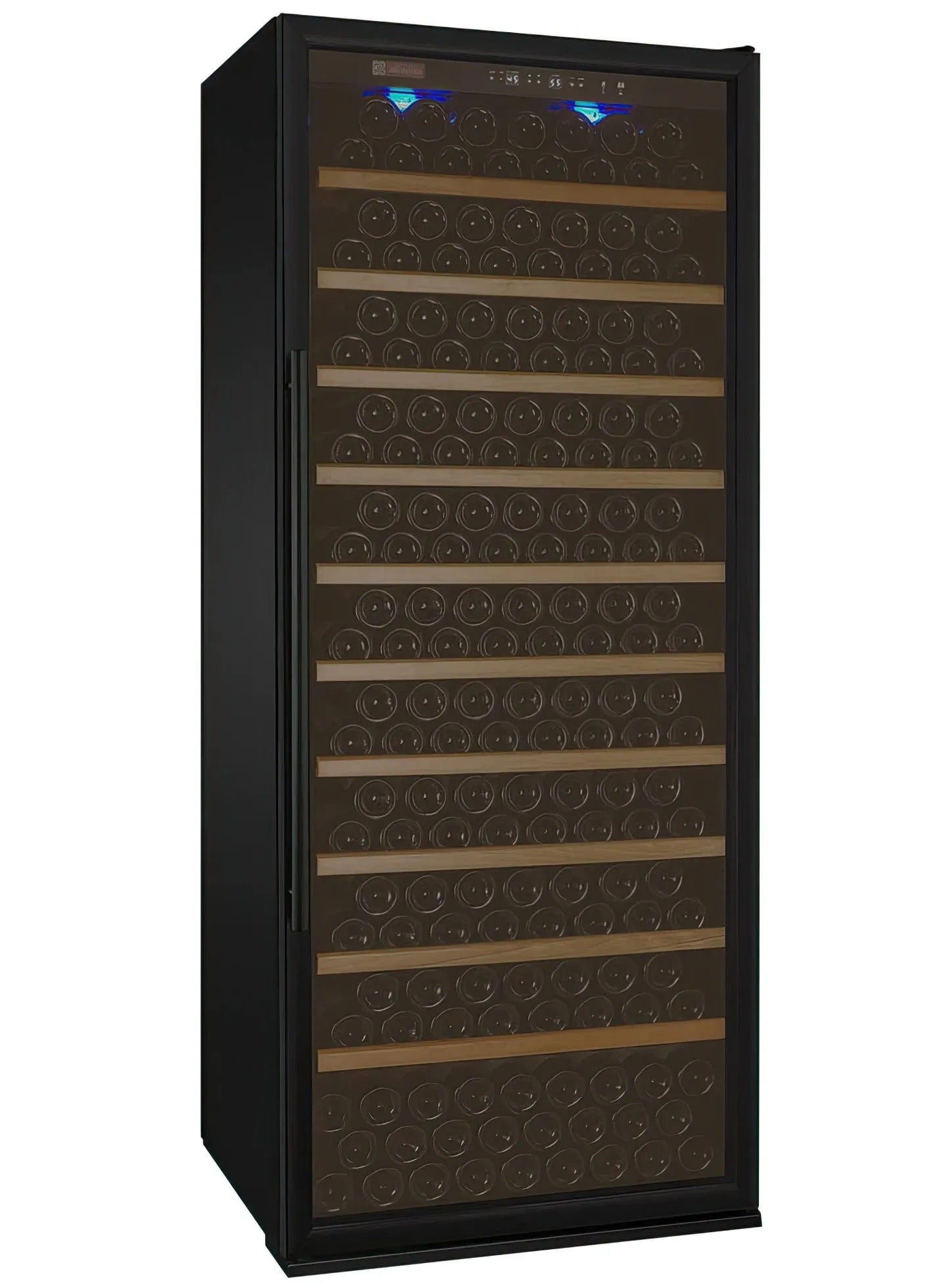 32" Wide Vite II Tru-Vino 277 Bottle Single Zone Black Right Hinge Wine Refrigerator