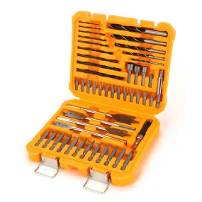 50-Piece Screwdriver & Drill Bit Set (Woodworking-Focused & General Purpose)