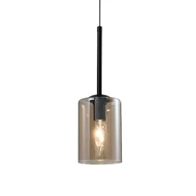 Alison Amber Glass Pendant Light