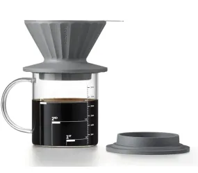 Bd61059 Buydeem Coffee Dripper Set Cozy Grey