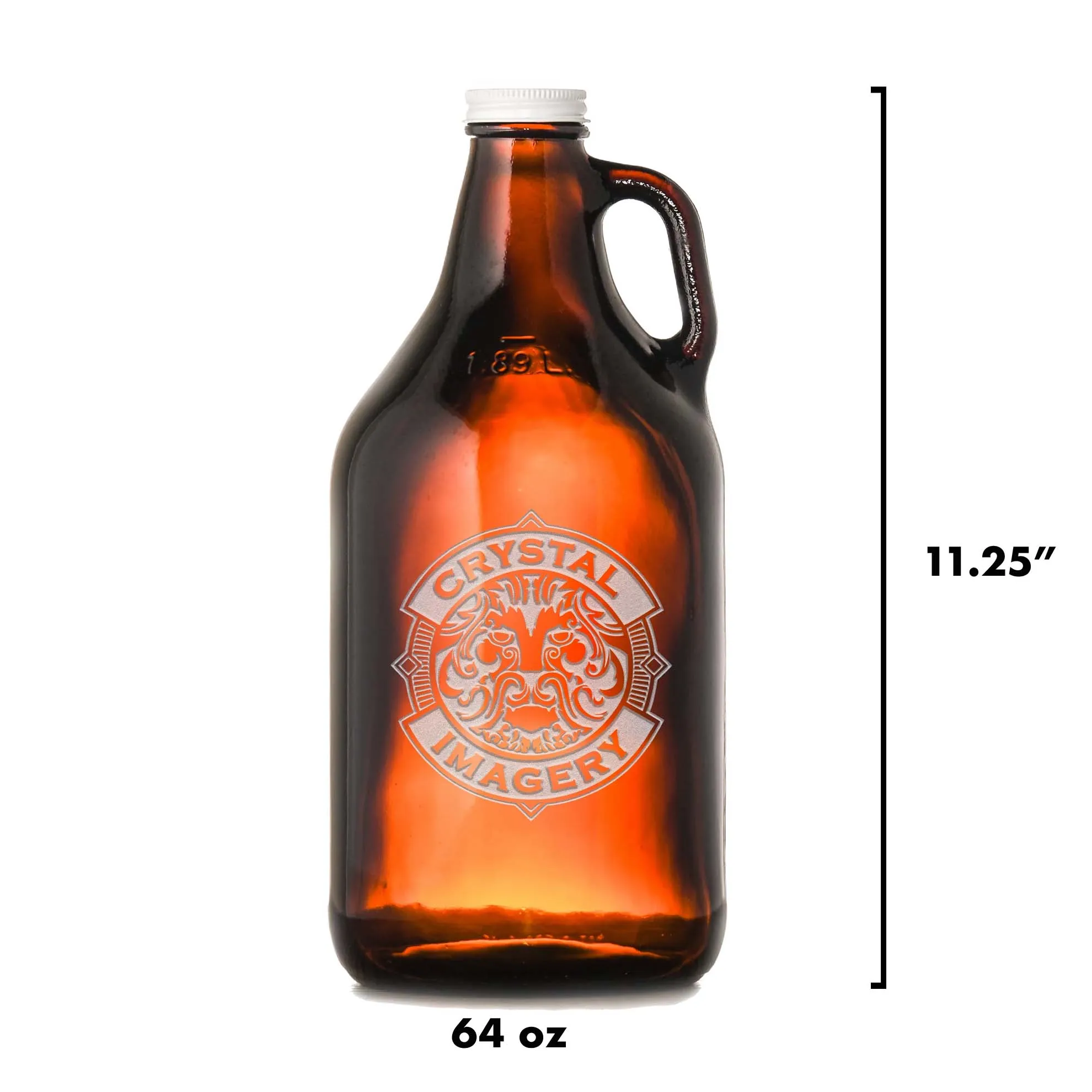 Beer Growler, Skull and Bones