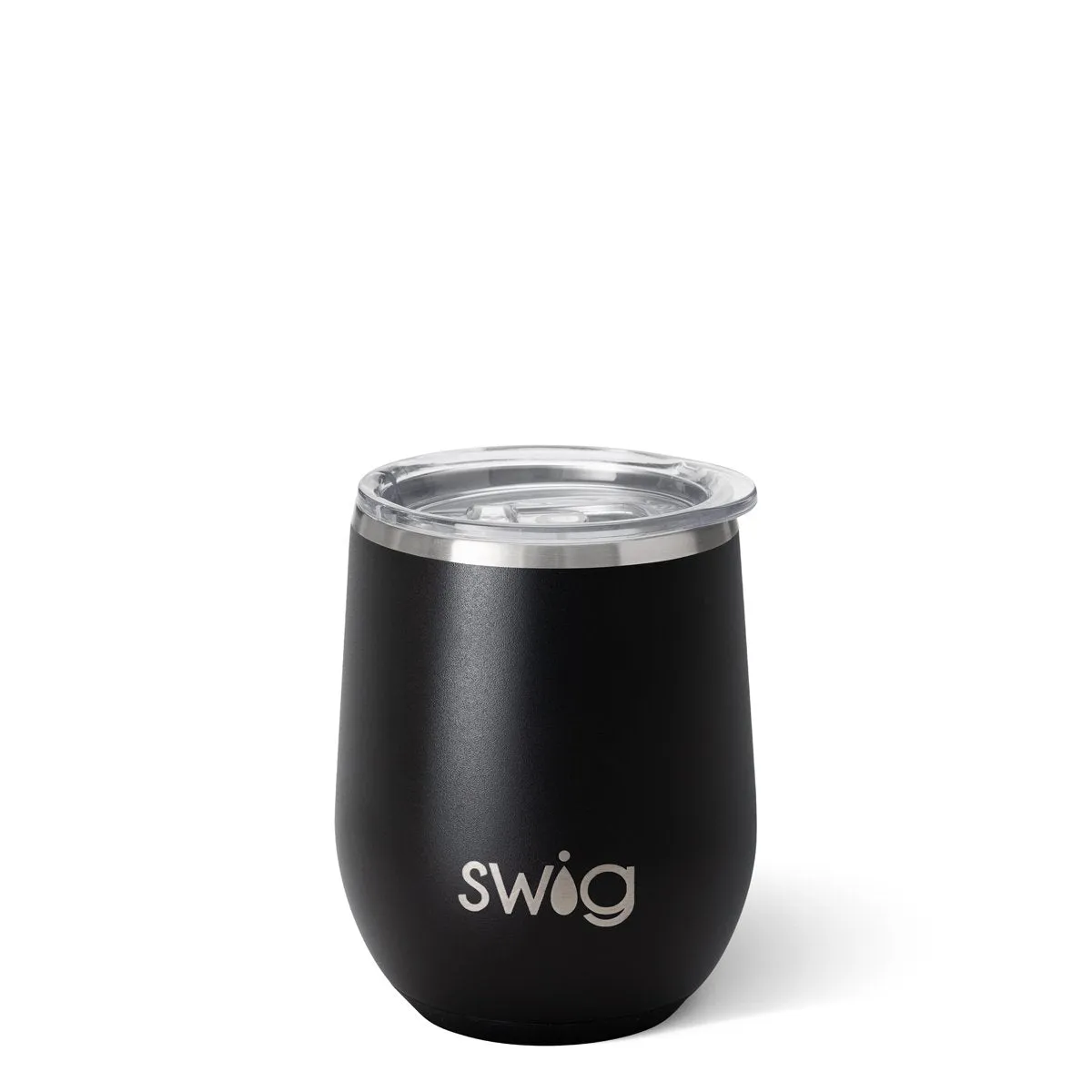 Black Stemless Wine Cup 12oz