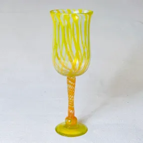 Blown glass - goblet (tall wine)