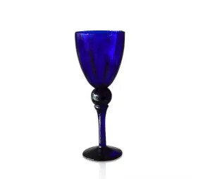 Blue Glass Temple Goblet