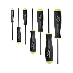 Bondhus 10645 Ball End Screwdriver Set, 7 Piece