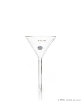 Borosil® Funnels - Short Stem - Plain - 60 deg 100 MM - ISO 4798 - 3.3 Borosilicate glass