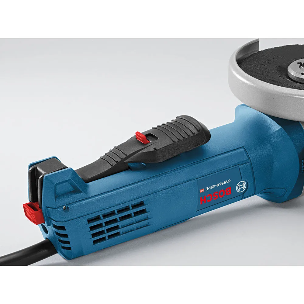 Bosch GWS10-45PE 4-1/2" Ergonomic Angle Grinder with Paddle Switch