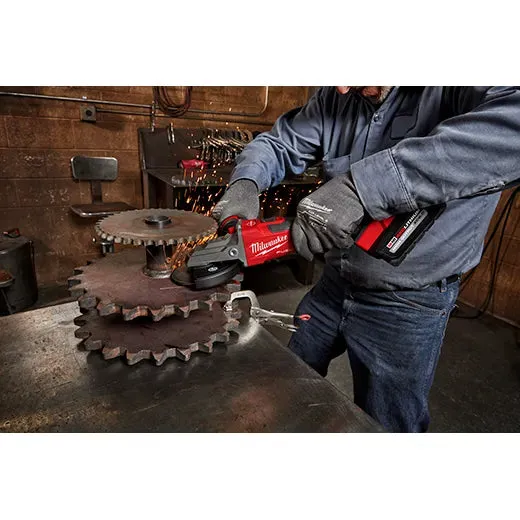 Braking Grinder - Milwaukee M18 FUEL™ 5" Flathead Braking Grinder, Slide Switch Lock-On, 2887-20