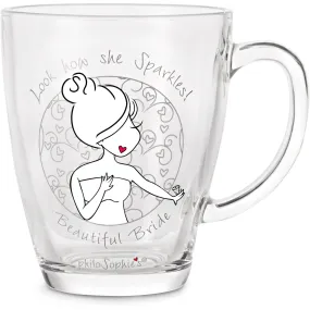 Bride 12.5 oz Glass Cup