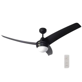 Bright Star Lighting FCF068 BLACK Ceiling Fan 1320mm