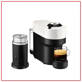 [Bundle Deal] Nespresso Vertuo Pop GCV2 (Coconut White) Coffee Machine & Aeroccino Milk Frother