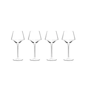 Carrol Boyes 4 Piece Edge Wine Glass Set Clear