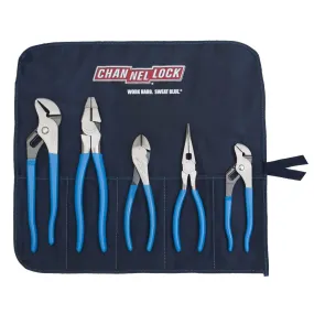 Channel Lock TR-5 5-Piece Cutter and Pliers Tool Roll Set