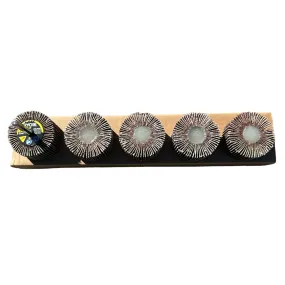 CLEARANCE RYOBI 40 Grit Flap Wheel Set with 1/4 in. Shank (5-Piece)