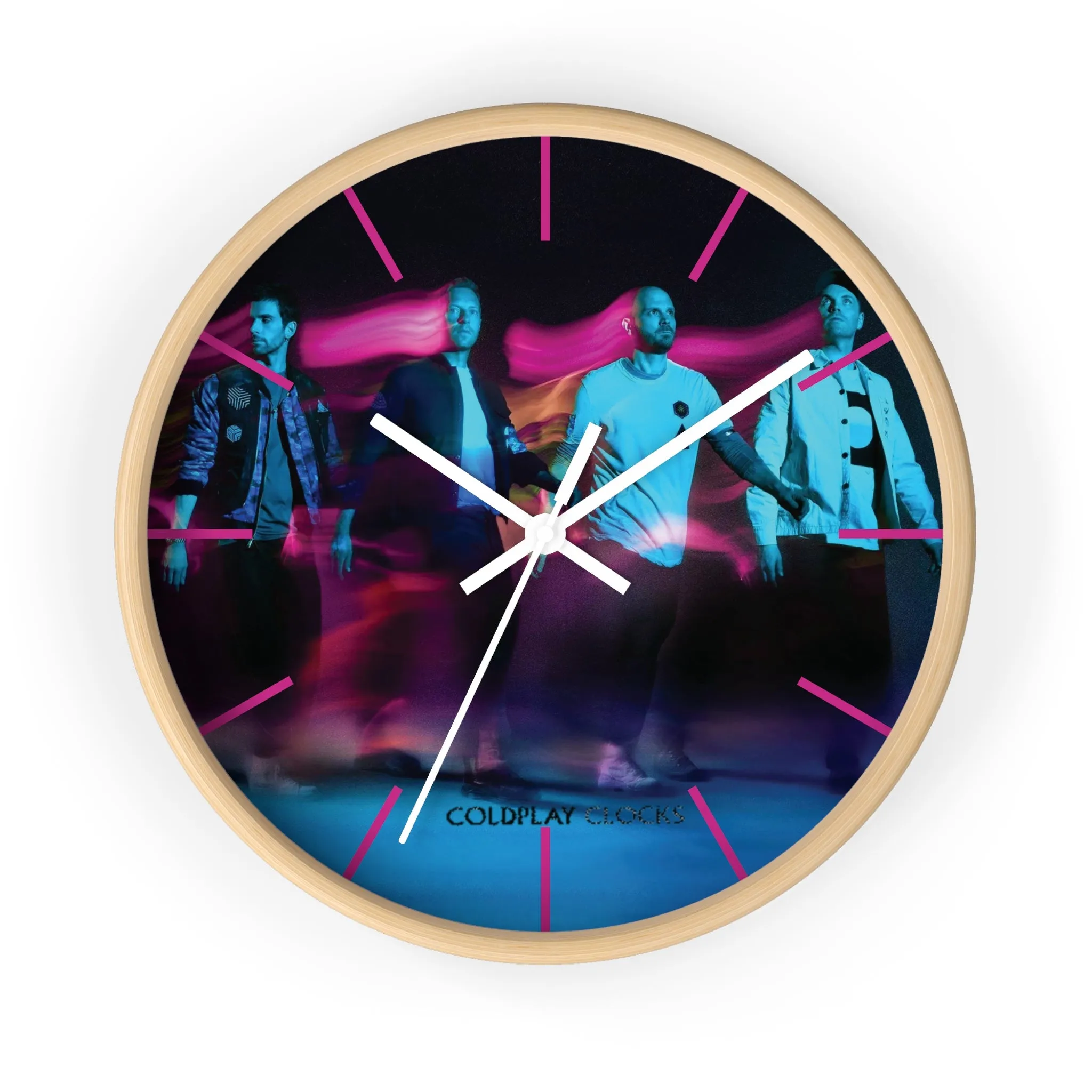 Coldplay band clocks song 2024 Wall Clock