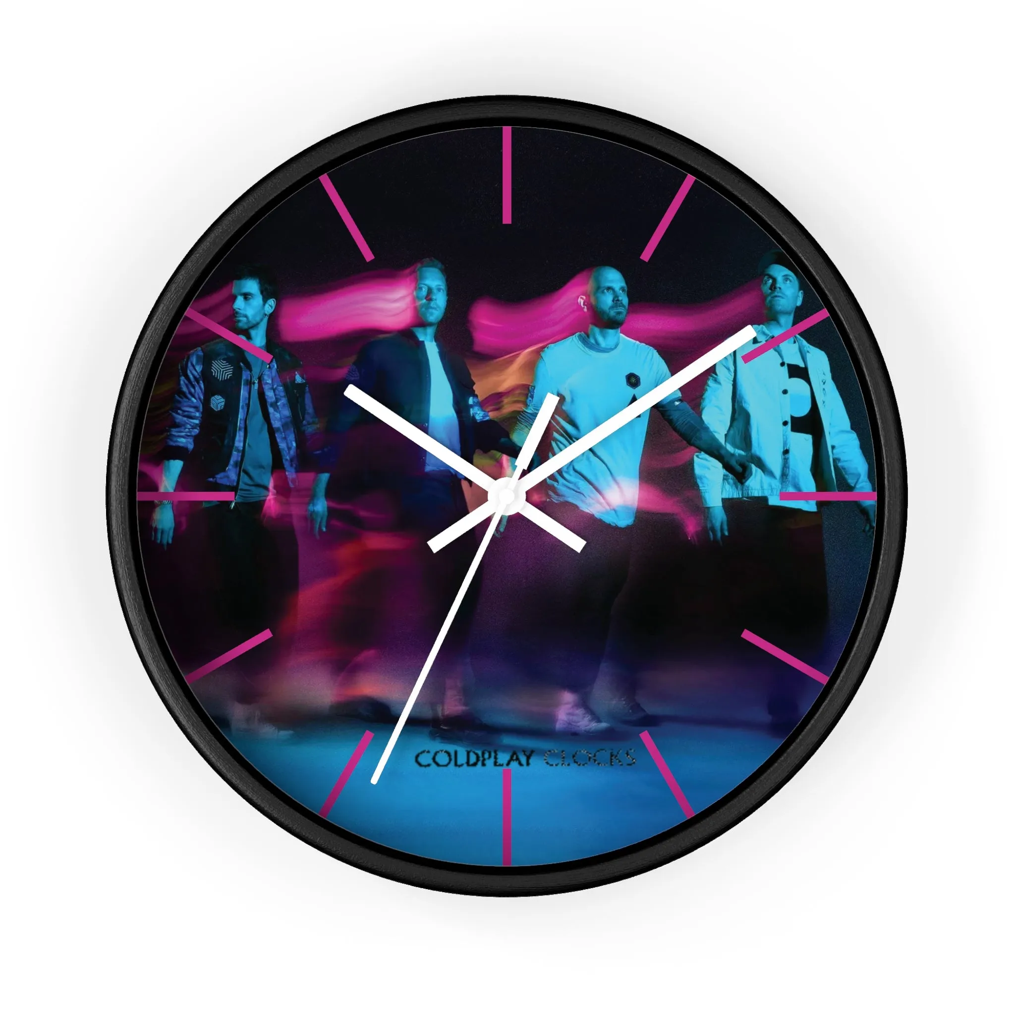 Coldplay band clocks song 2024 Wall Clock