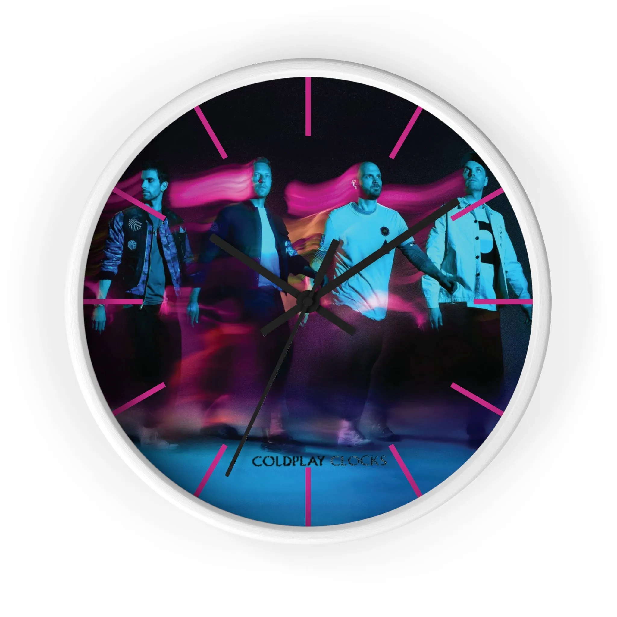 Coldplay band clocks song 2024 Wall Clock