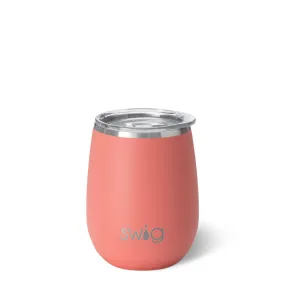 Coral Stemless Wine Cup 14oz