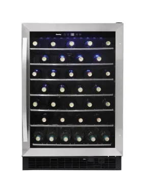 Danby 60 Bottle Built-in Wine Cooler in Stainless Steel