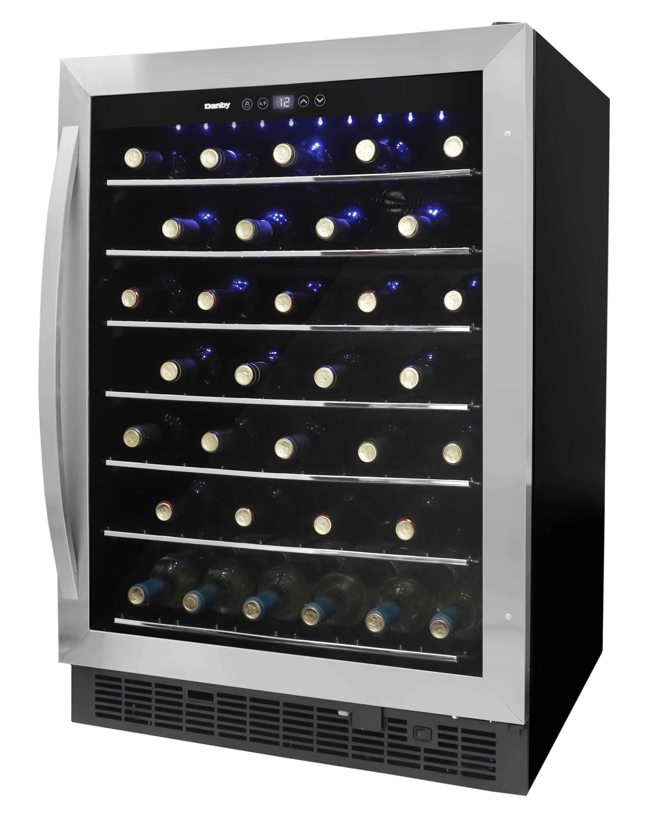 Danby 60 Bottle Built-in Wine Cooler in Stainless Steel