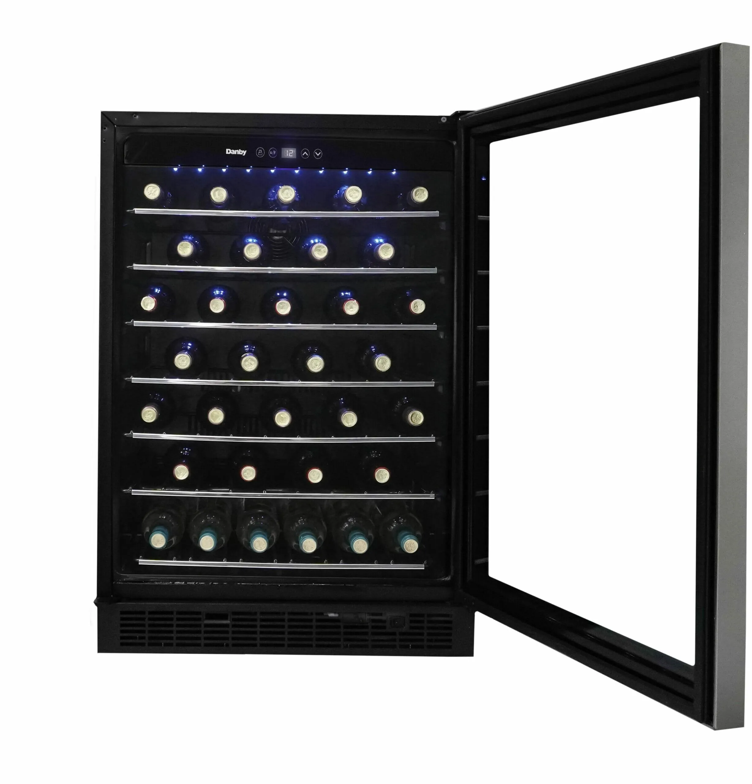 Danby 60 Bottle Built-in Wine Cooler in Stainless Steel