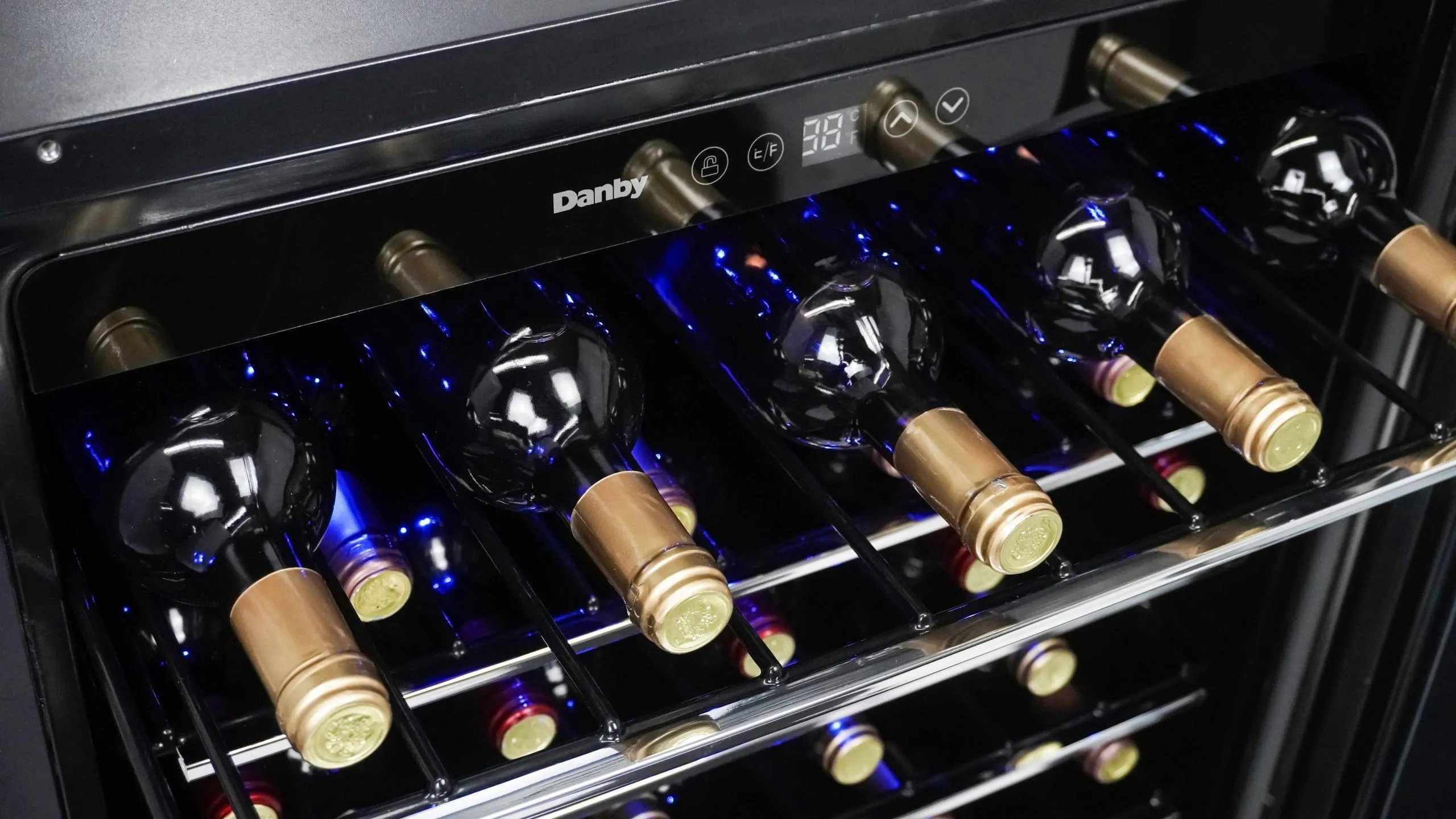 Danby 60 Bottle Built-in Wine Cooler in Stainless Steel