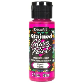 DecoArt Stained Glass Paint 2oz - Magenta