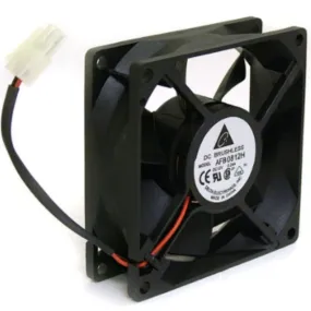 Delta 3000 RPM .24A 80mm 12V DC Brushless Fan AFB0812H