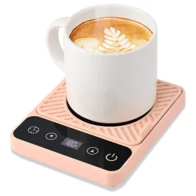 Desktop Electric Mug Warmer Auto Shut Off Timer Setting 6 Temperature Levels Cup Warmer for Milk Tea Cup Heating Plate