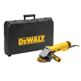 Dewalt DWE4206K 240V 115mm 4.5" Mini Corded Angle Grinder With Kitbox