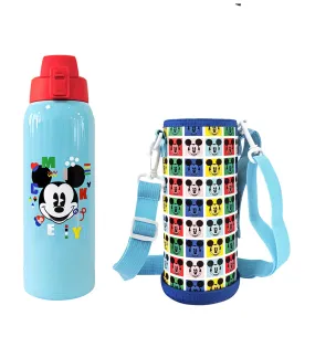 Disney 1L Insulated Tumbler with Carrying Pouch - Mickey Shape Shifter