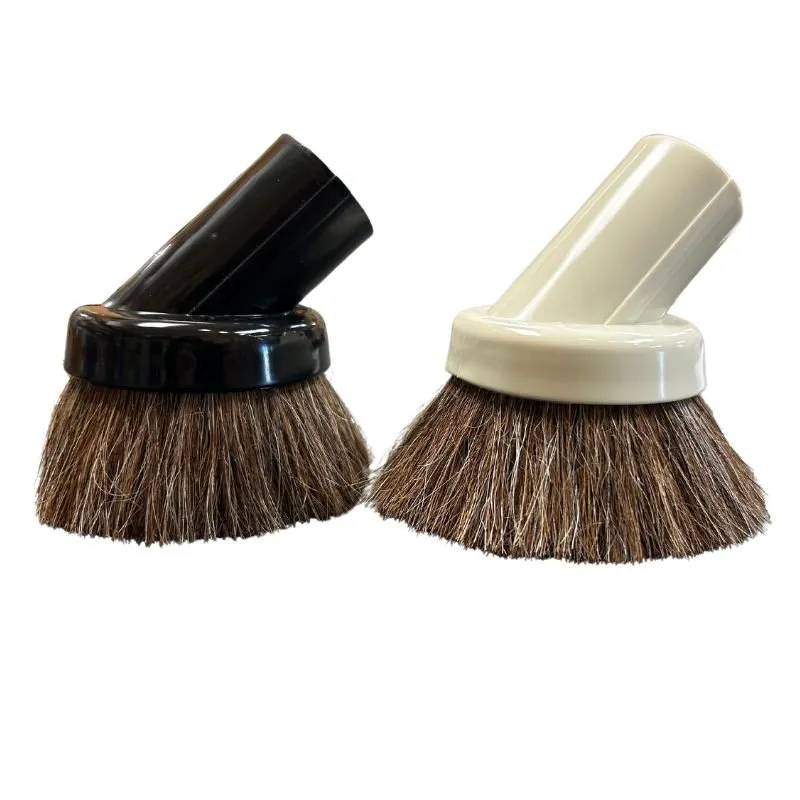 Dusting Brush Vinyl Round Premium - Black or White