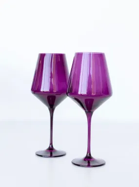 Estelle Colored Wine Stemware {Amethyst}_Bundle