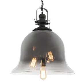 Farnese Pendant with Faded Smoke Glass