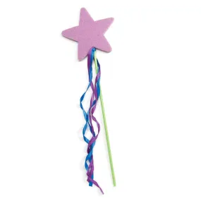 Felt Star Wand With Streamers 3 Assorted Colors