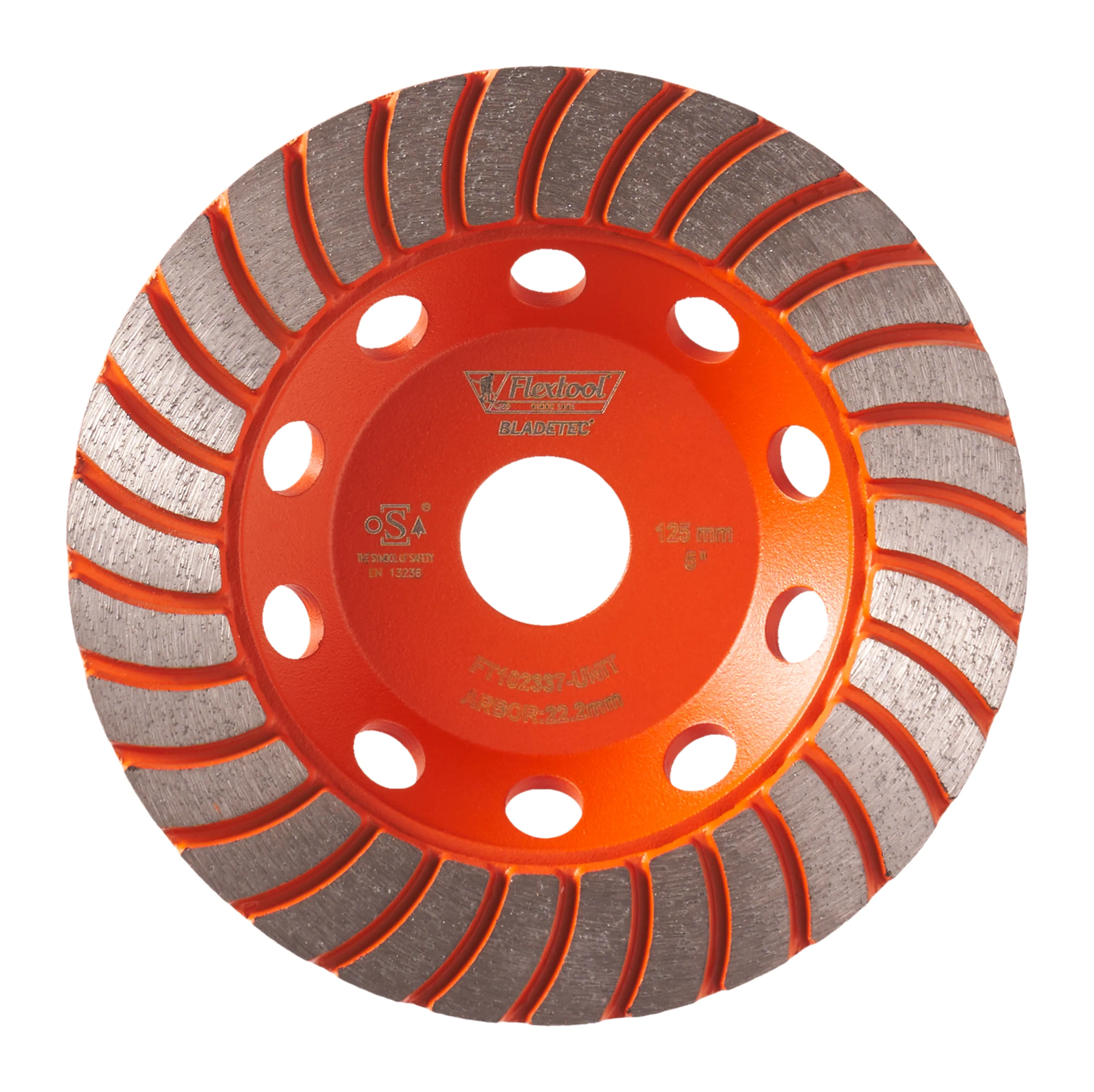 Flextool BladeTec Diamond Cup Wheel - Turbo (Fine 125 mm 5")