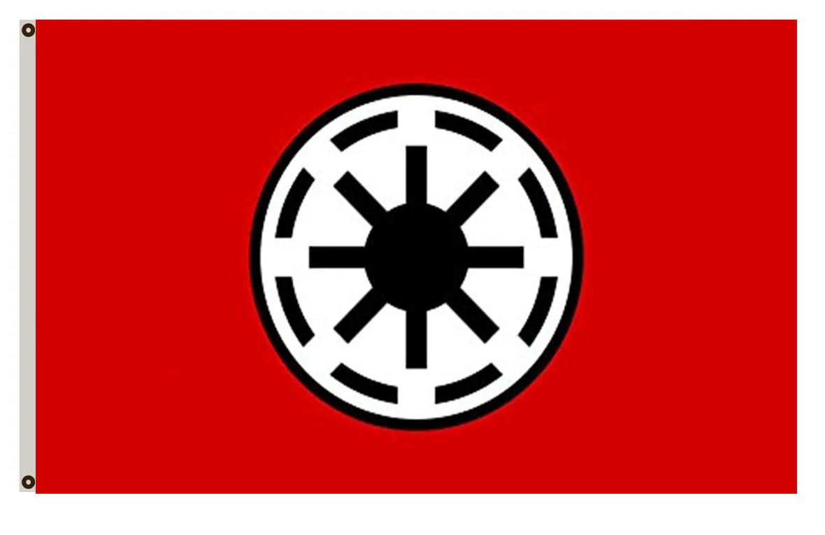 Fyon Star Wars Star Trek fans banner the Calactic Republic Flag