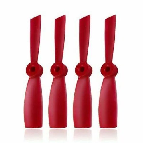 Gemfan Glass Filled Nylon 2 Blade Propellers Bullnose Red 4045