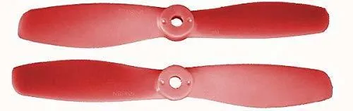 Gemfan Glass Filled Nylon 2 Blade Propellers Bullnose Red 5045