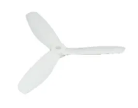 Gemfan Glass Filled Nylon GFN 3 Bladeded Propellers White 4045 Bull Nose