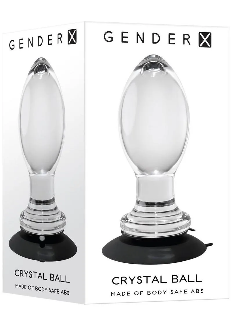 Gender X Crystal Ball Glass Plug