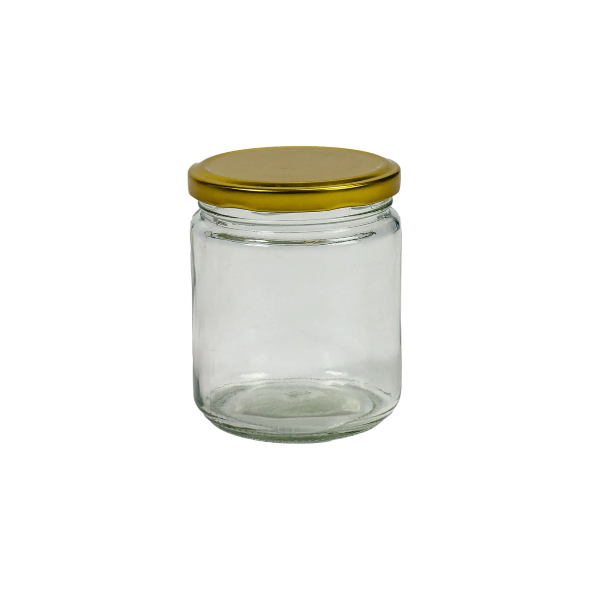 Glass Jar 450ml with Lid - Canned Fruit Bottle