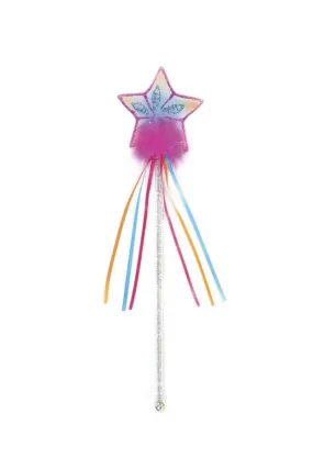 Great Pretenders Glitter Rainbow Wand - Fuschia