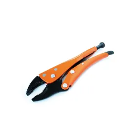 Grip-On 11110 10 Inch Curved Jaw-Orange Epoxy Epoxy Coated Handle