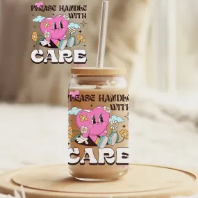 Handle With Care Glass Cup Set